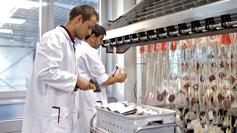 Preparation of blood donations