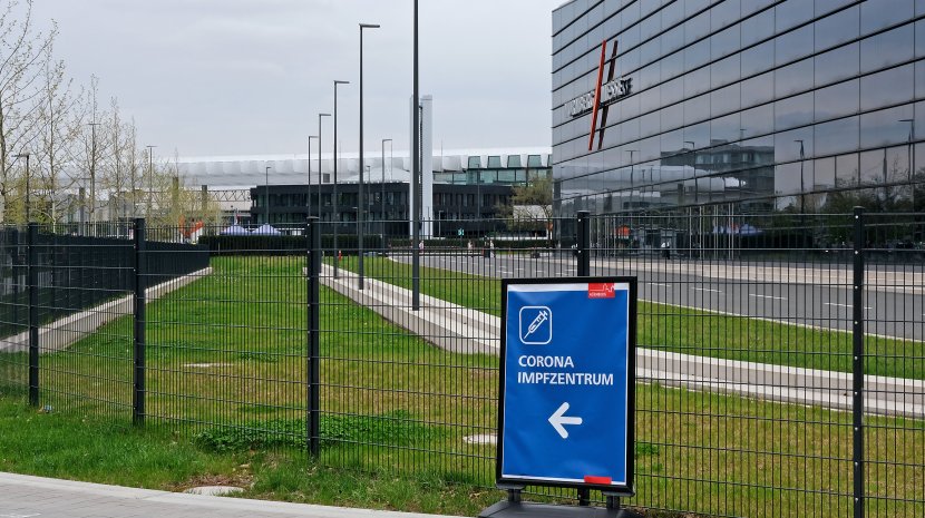 Nuremberg Vaccination Centre in Hall 3C