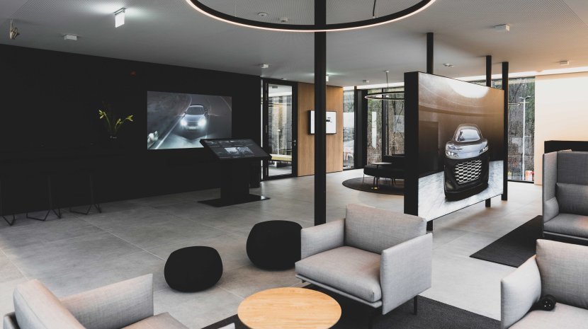 AUDI charging hub Lounge