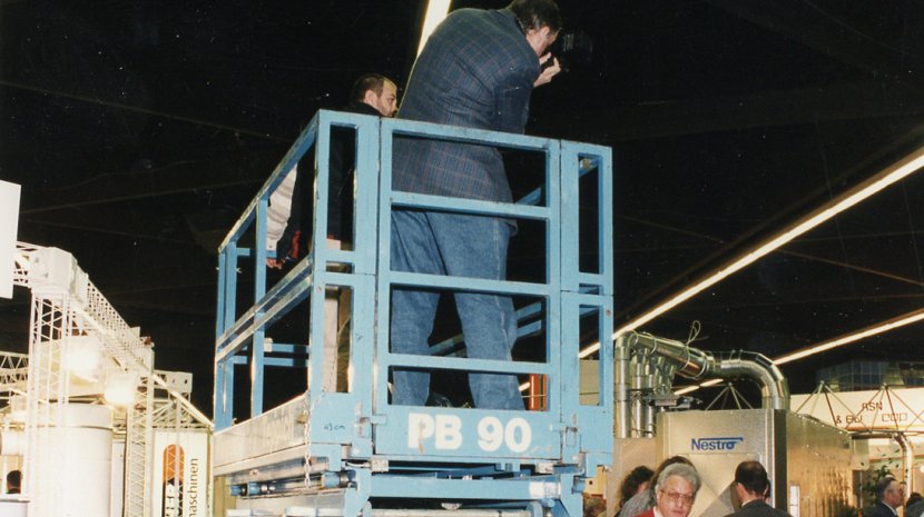 Bischof & Broel im Einsatz auf der Hebebühne