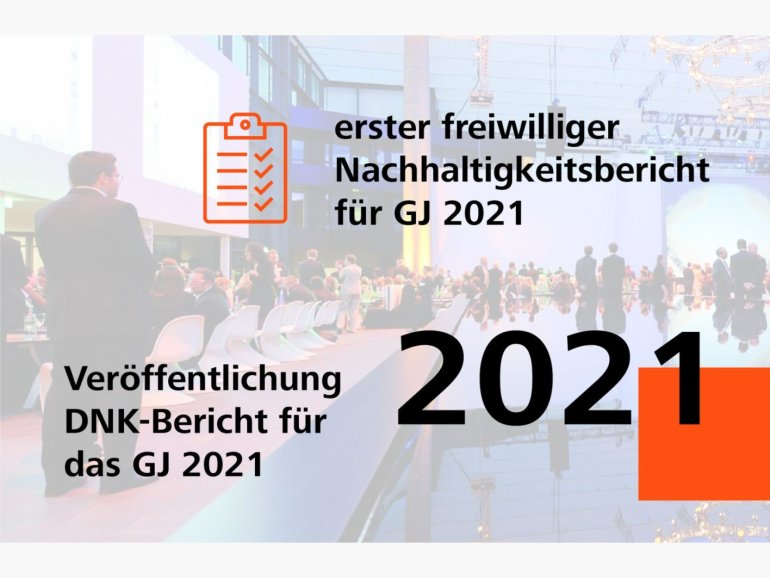 2021: Erster freiwilliger Nachhaltigkeitsbericht für GJ 2021 und Veröffentlichung DNK-Bericht für das GJ 2021