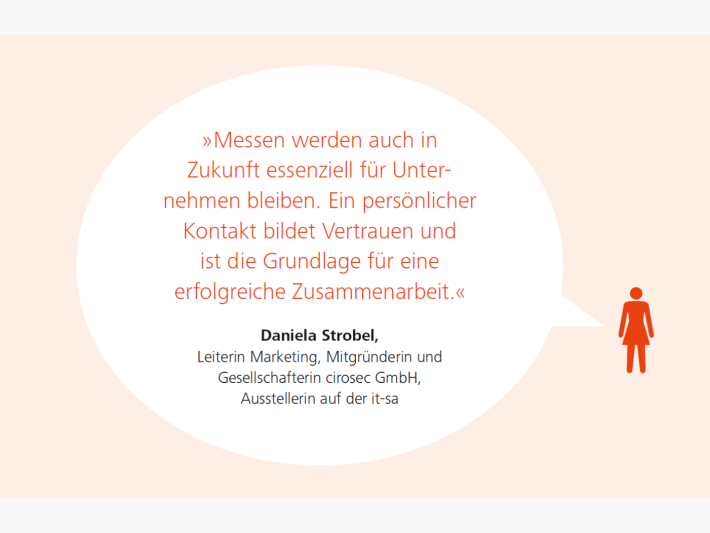 Statement Daniela Strobel, Leiterin Marketing, Mitgründerin und Gesellschafterin cirosec GmbH