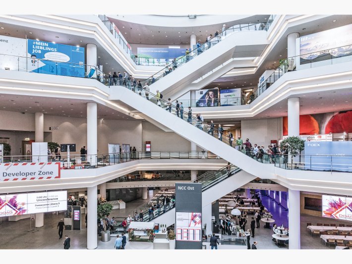 DOAG im Eingang Ost im Messezentrum Nürnberg